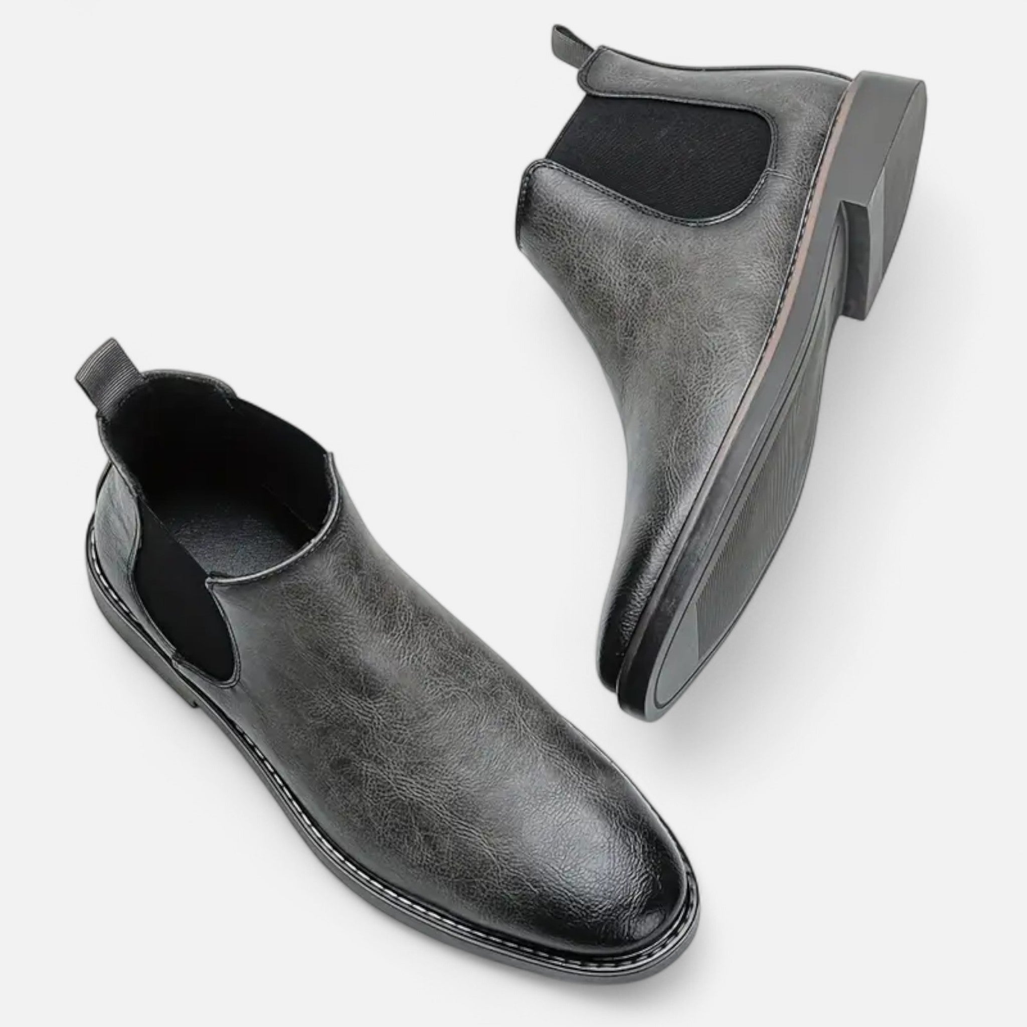 Elvaine | Men’s Vintage Boots – Classic Round-Toe Style