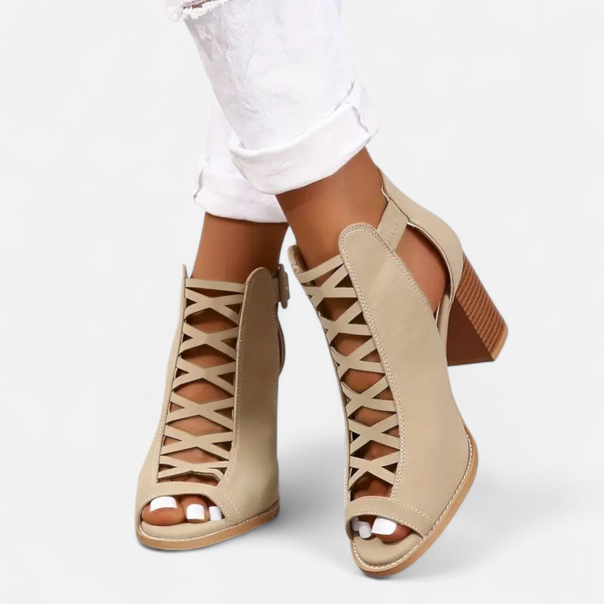 Elvaine | Women’s Chunky Heel Boots – Sophisticated Summer Design