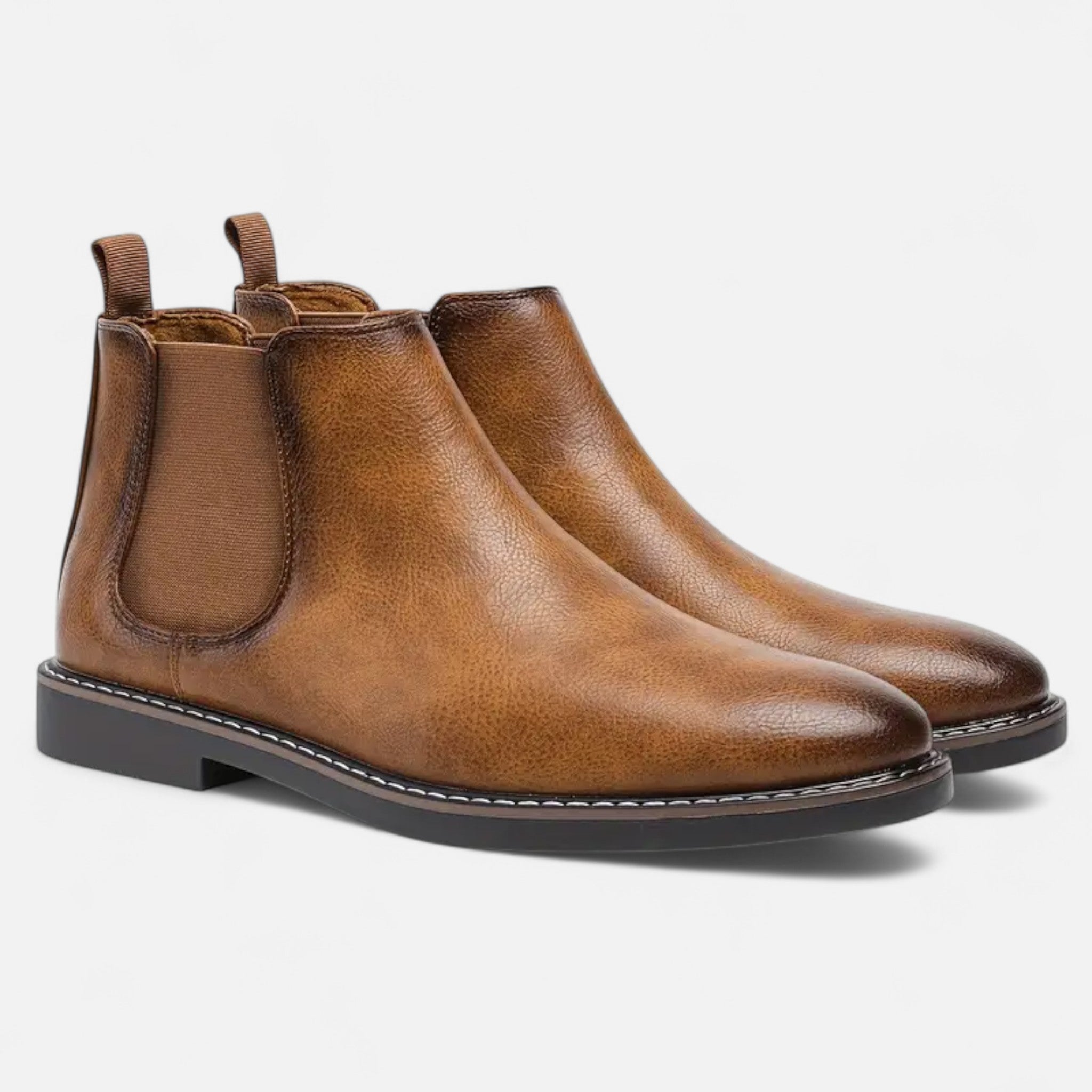 Elvaine | Men’s Vintage Boots – Classic Round-Toe Style