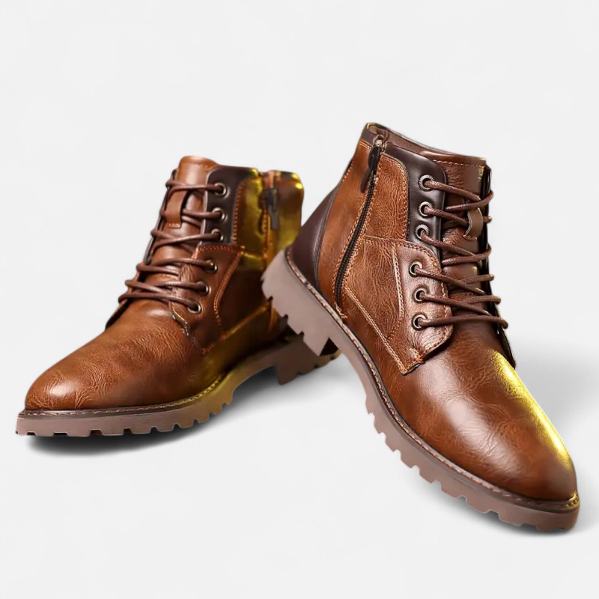 Elvaine | Men’s Lace-Up Boots – Classic Everyday Elegance