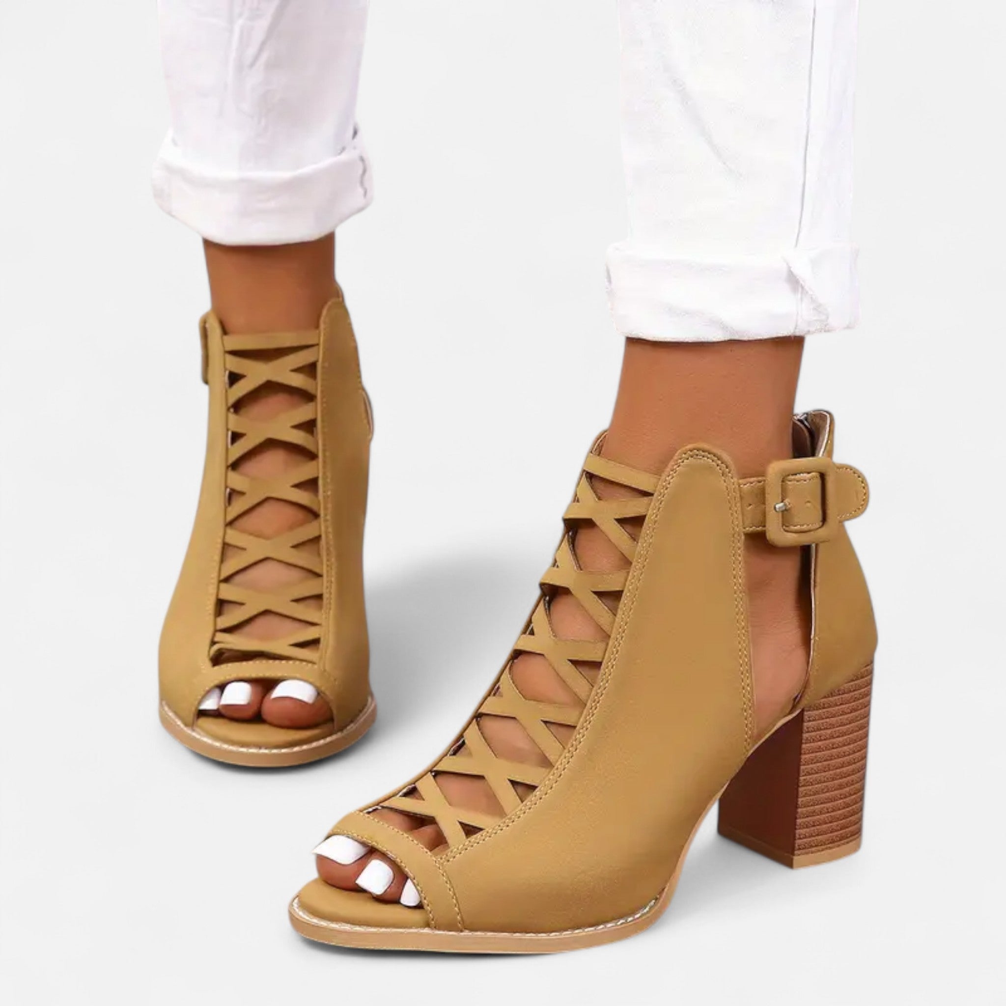 Elvaine | Women’s Chunky Heel Boots – Sophisticated Summer Design