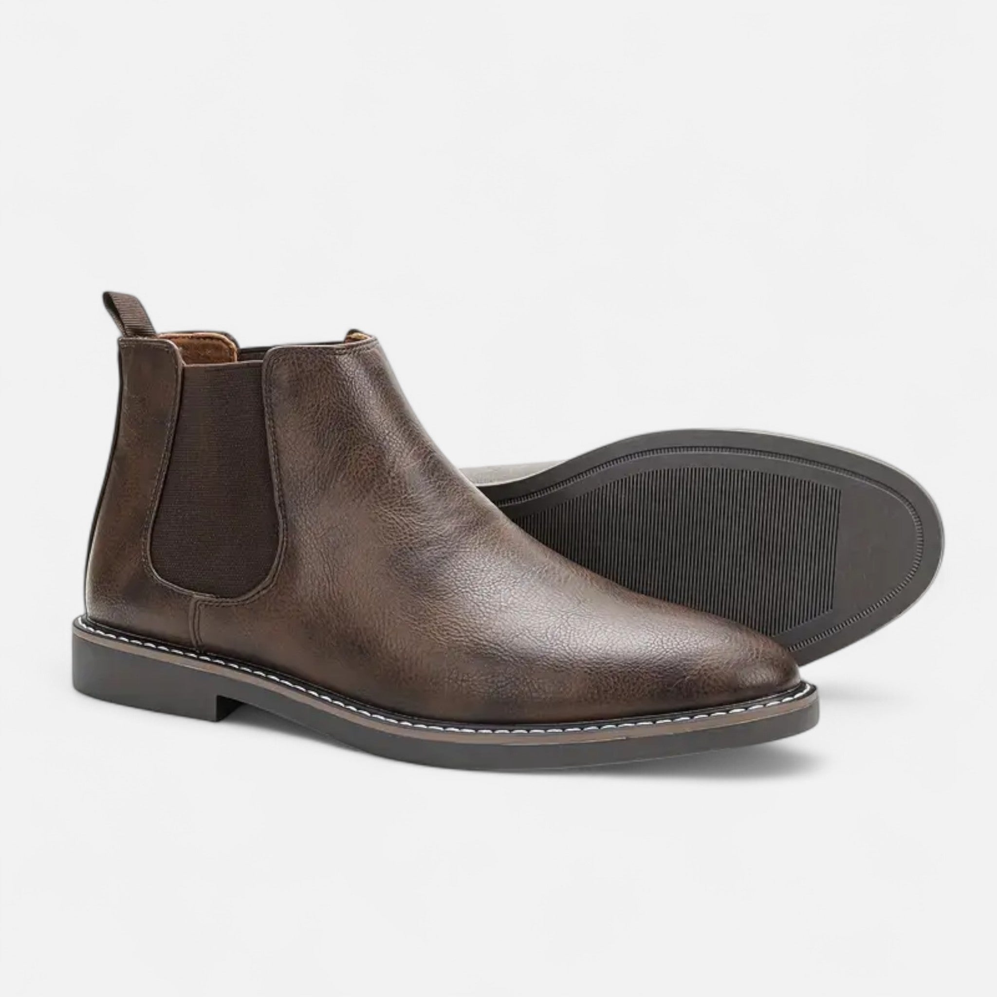 Elvaine | Men’s Vintage Boots – Classic Round-Toe Style