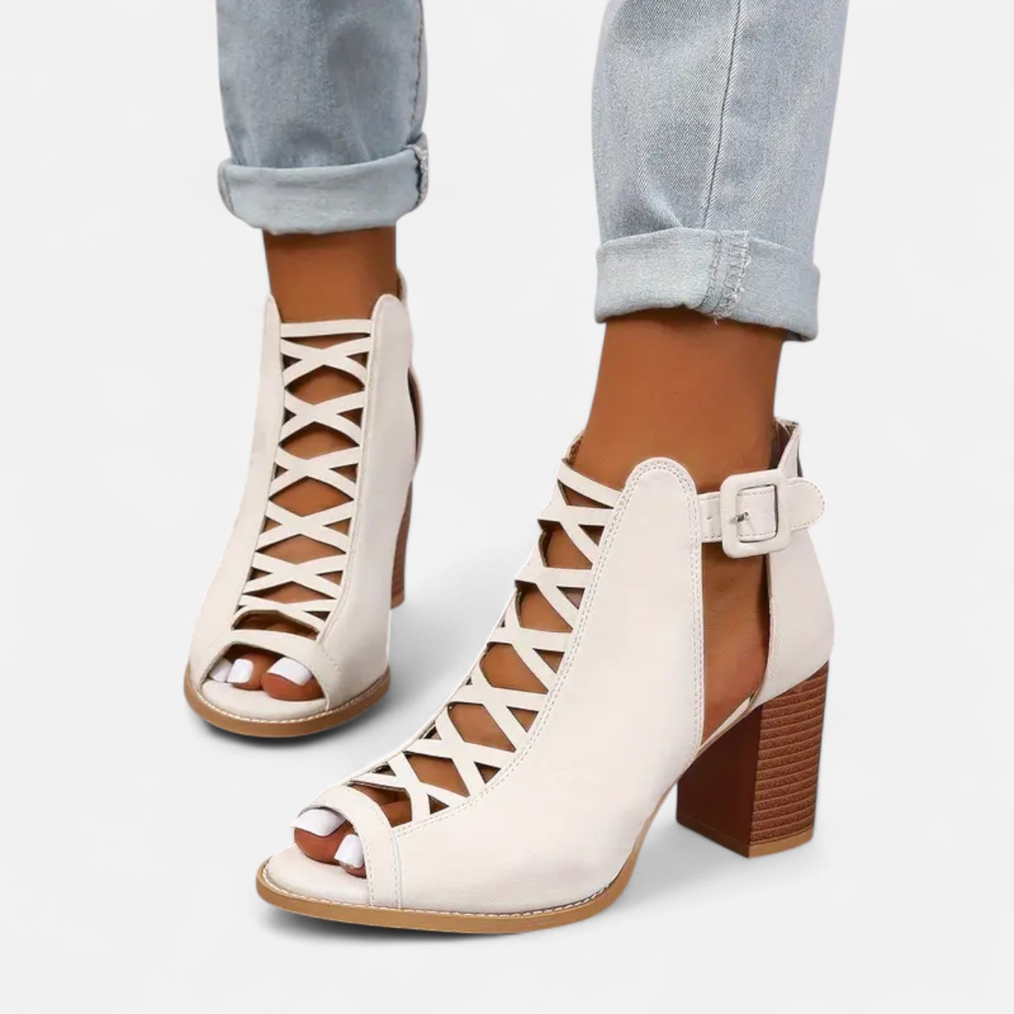 Elvaine | Women’s Chunky Heel Boots – Sophisticated Summer Design