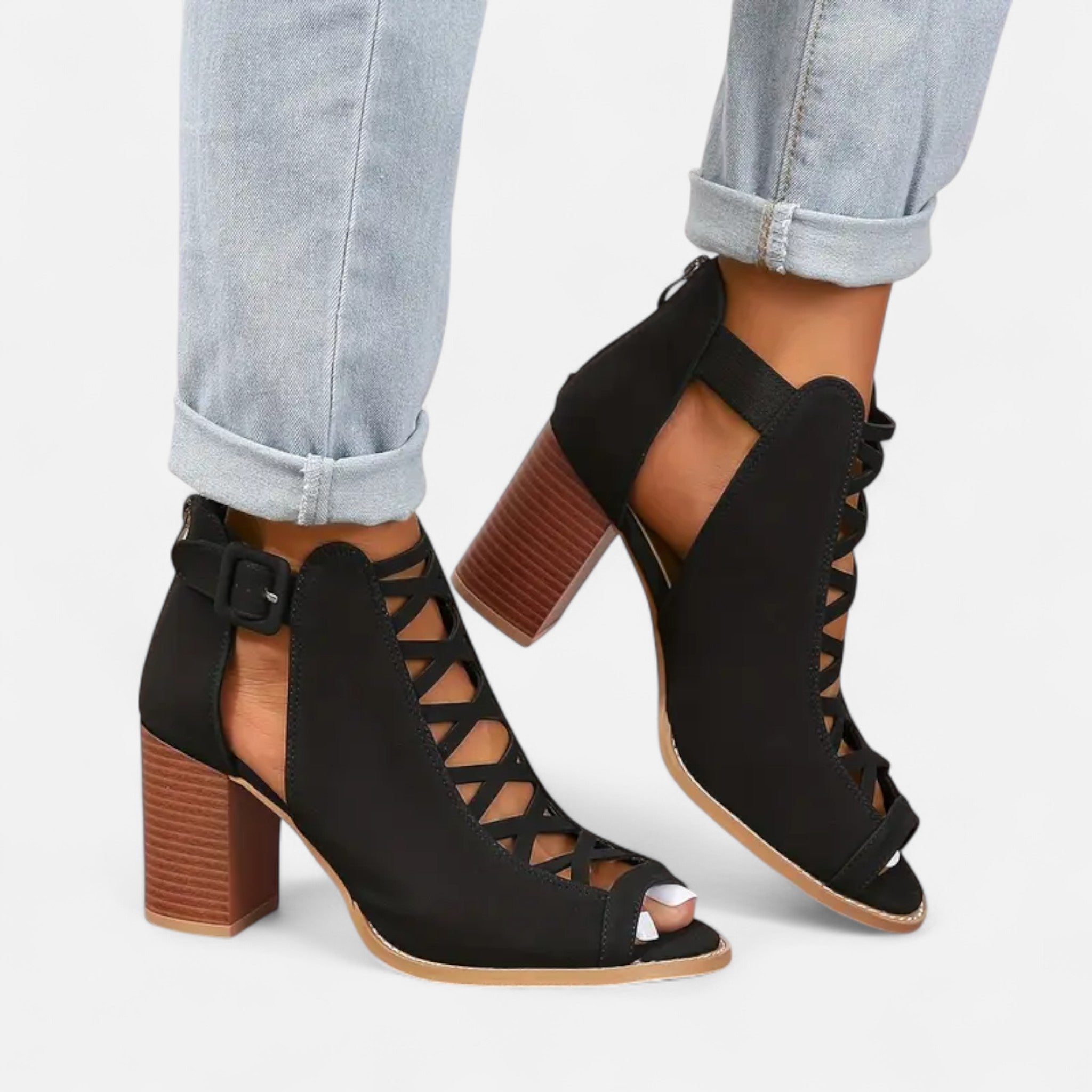 Elvaine | Women’s Chunky Heel Boots – Sophisticated Summer Design