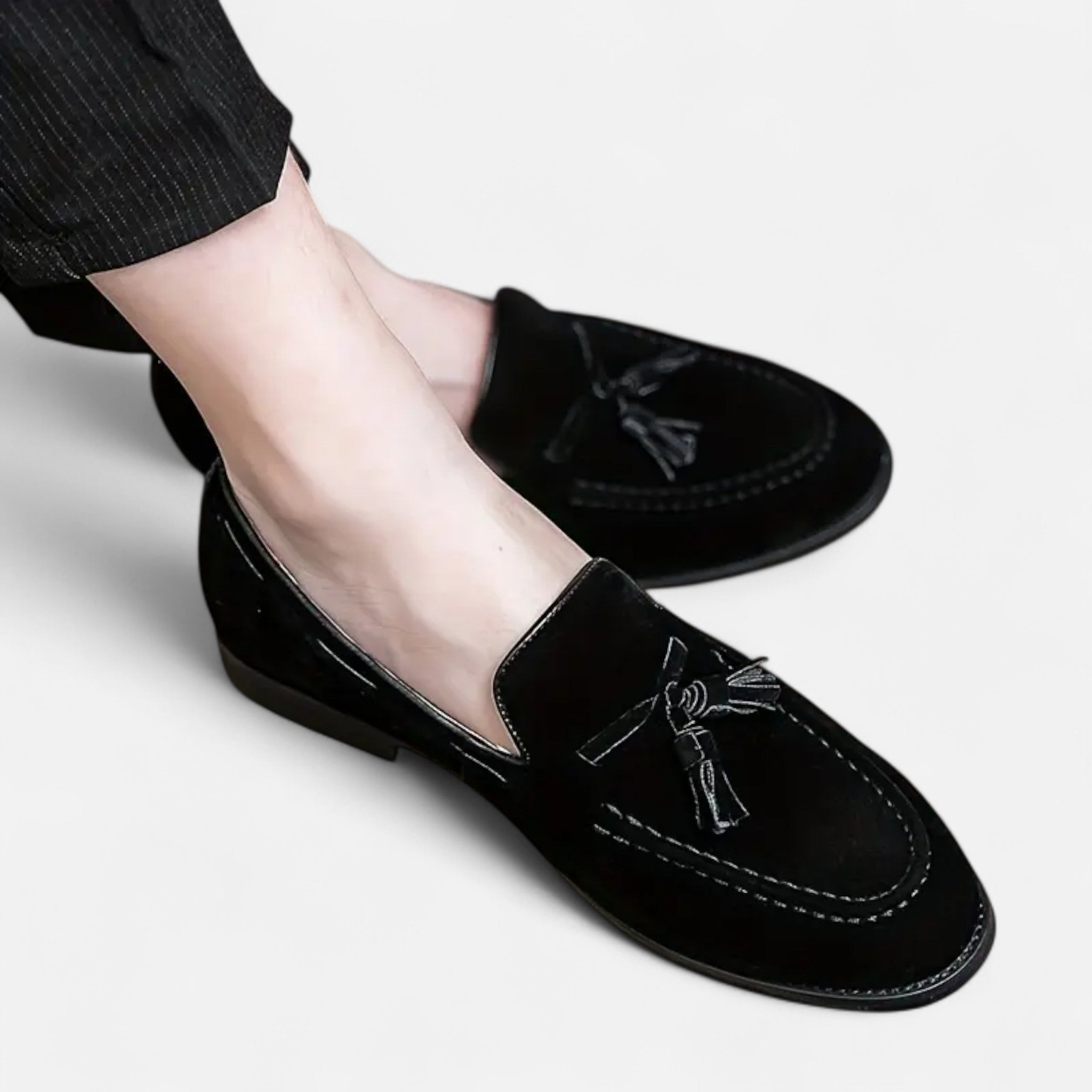Elvaine | Men’s Tassel Loafers – Classic English Style