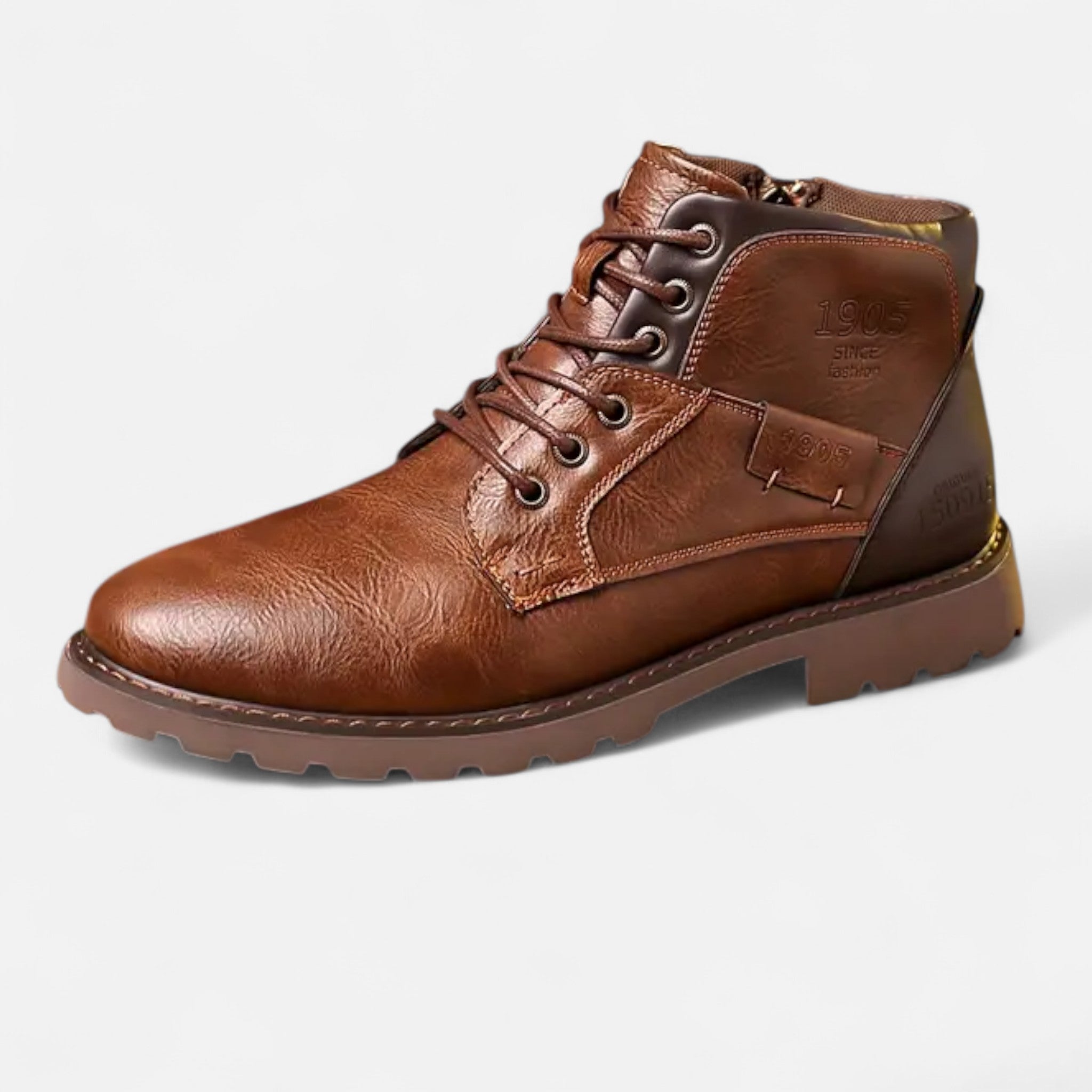 Elvaine | Men’s Lace-Up Boots – Classic Everyday Elegance