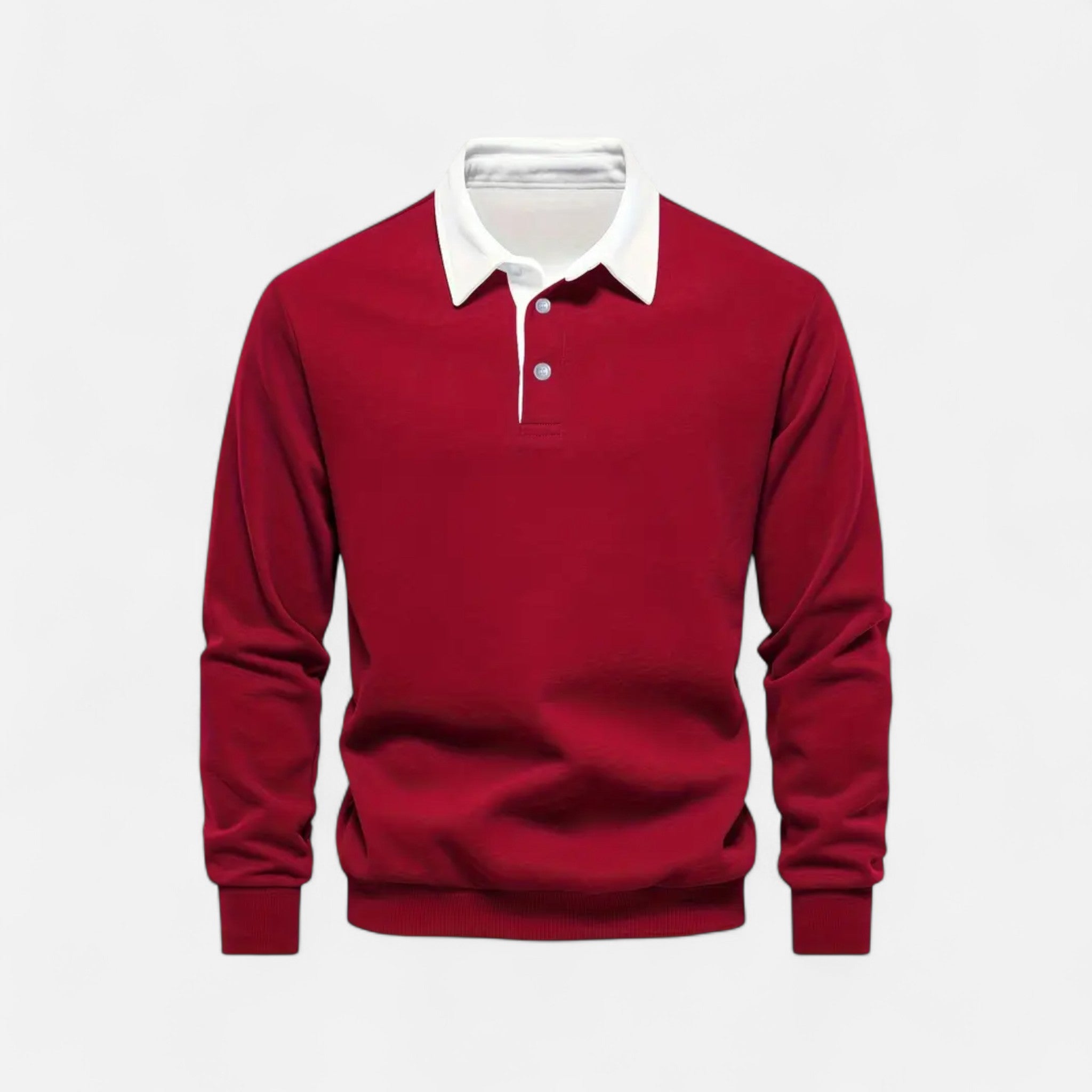 Elvaine | Men’s Long-Sleeve Polo – Refined Outdoor Style