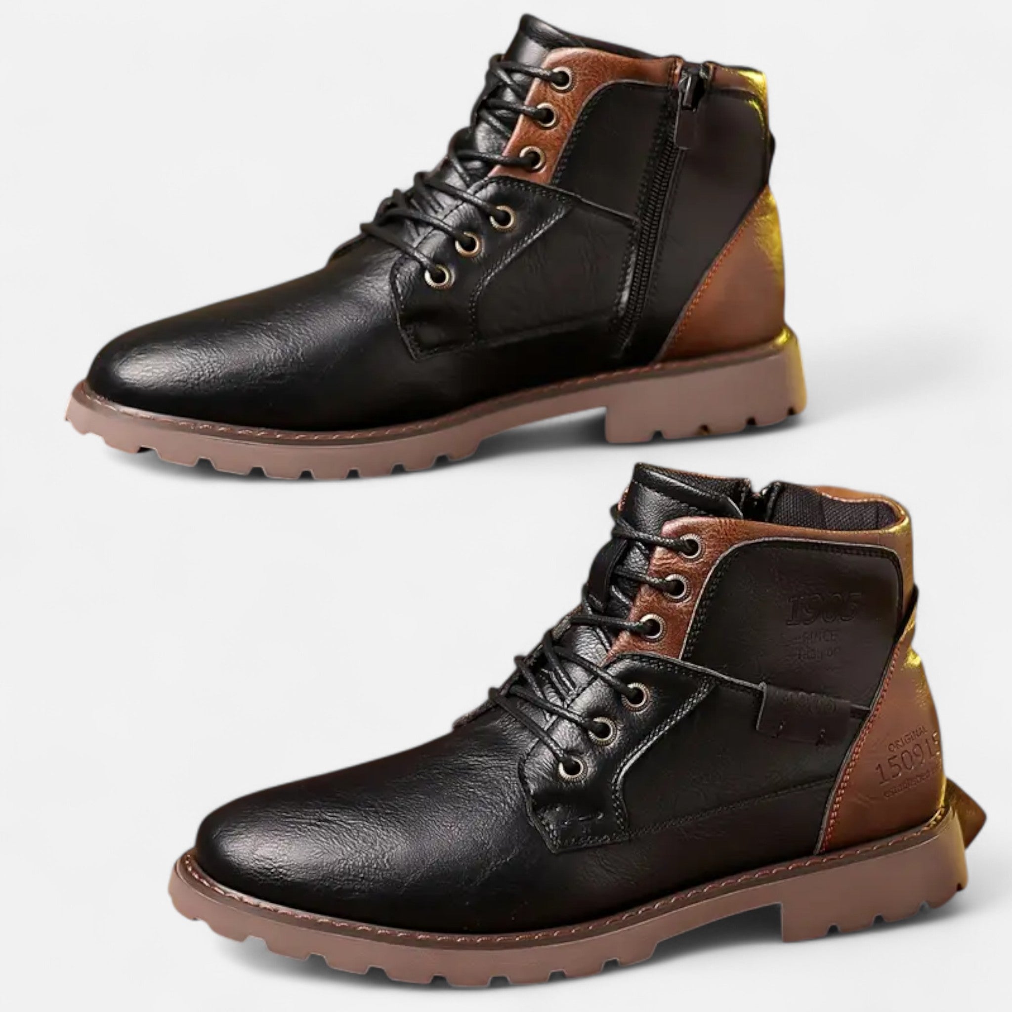 Elvaine | Men’s Lace-Up Boots – Classic Everyday Elegance