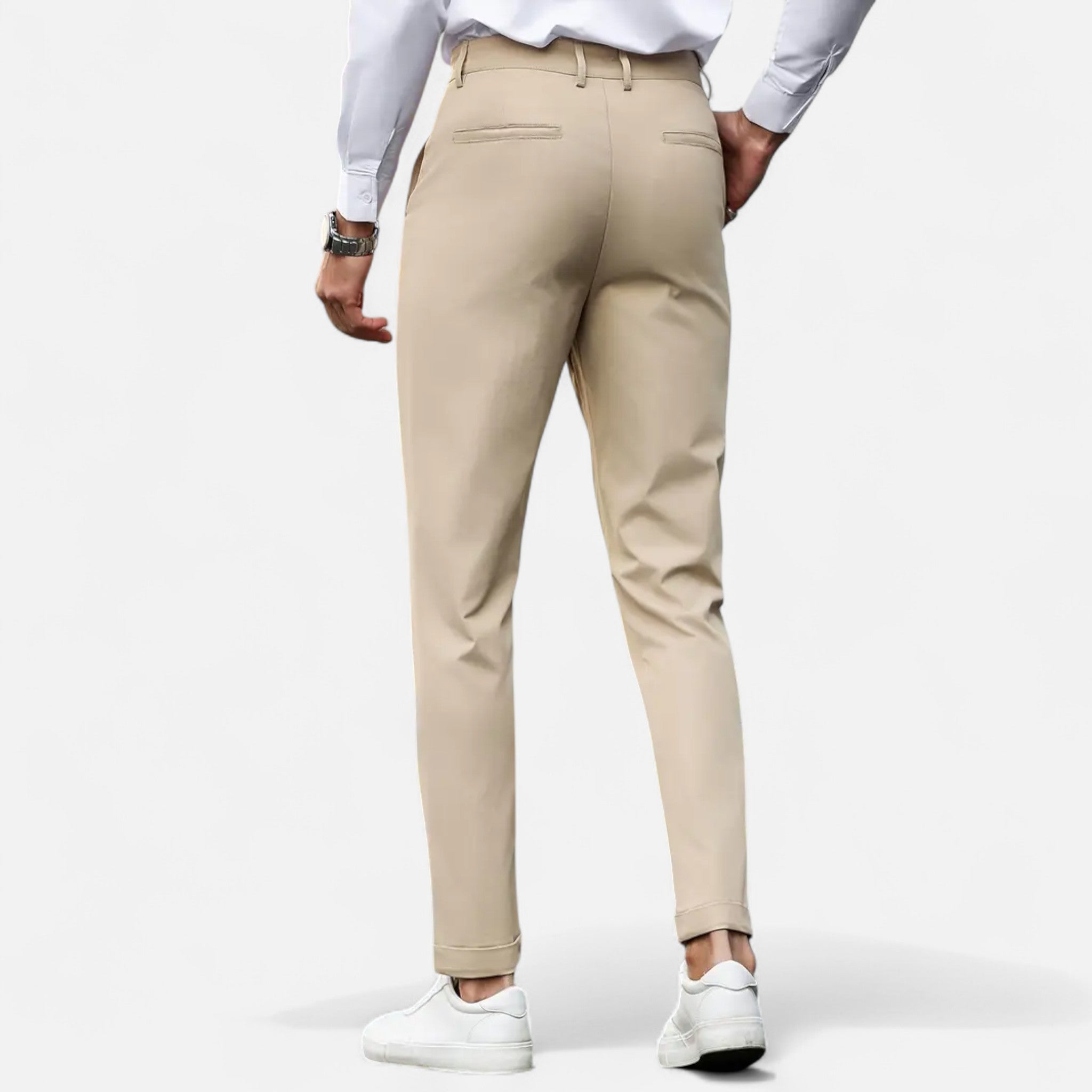 Elvaine | Men’s Slim Trousers – Wrinkle-Resistant Classic