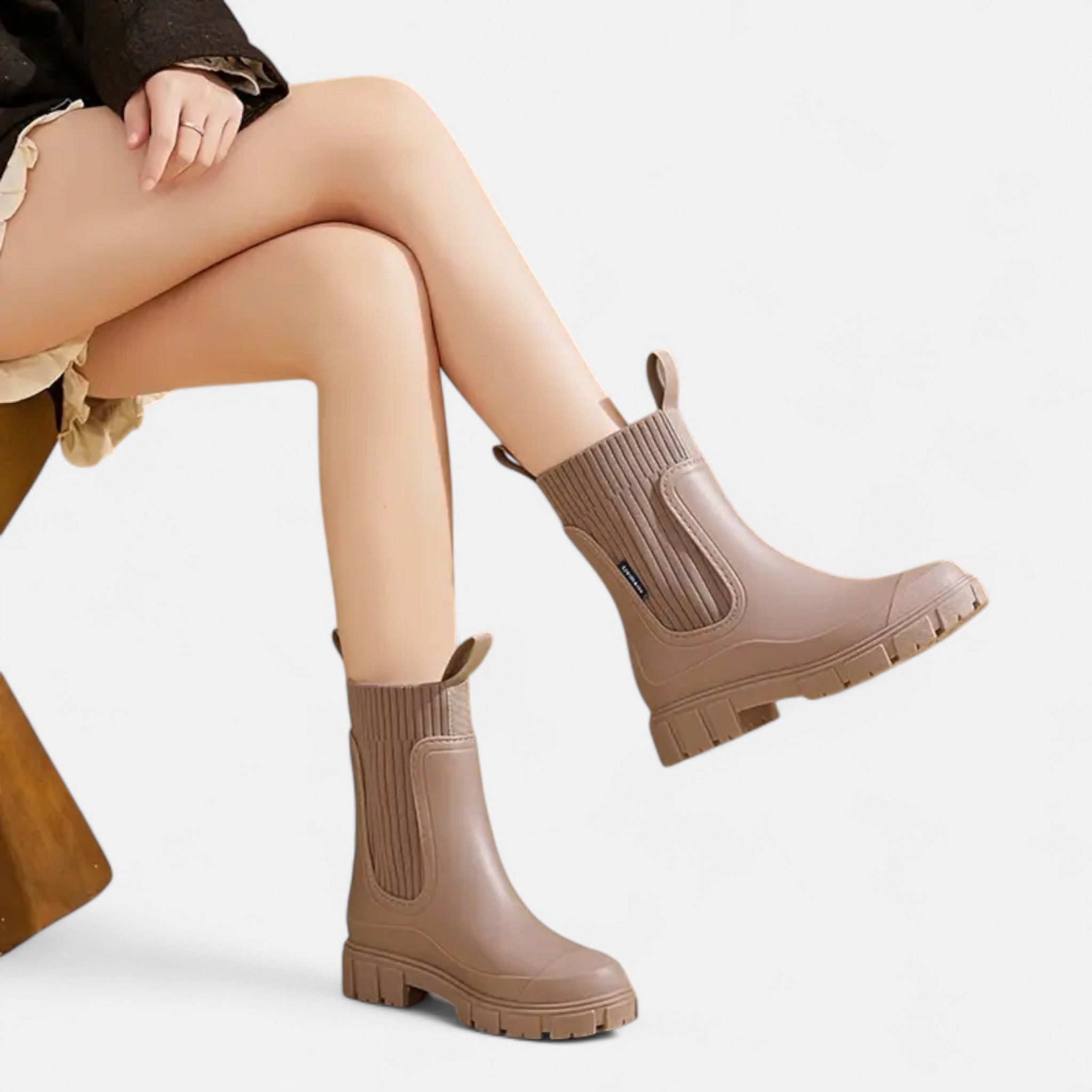 Elvaine | Women’s Outdoor Boots – Durable PVC Sophistication