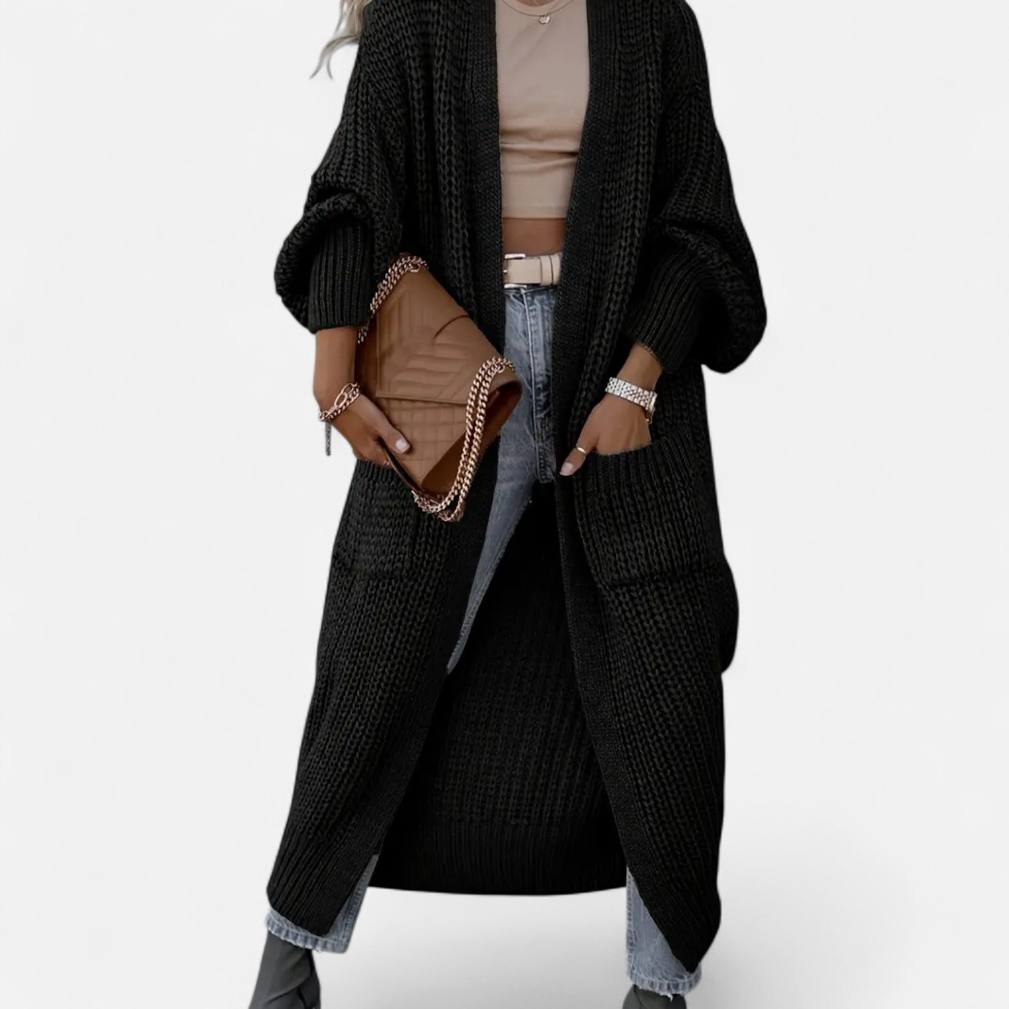 Elvaine | Women’s Long Sleeve Cardigan – Heritage Layering Piece