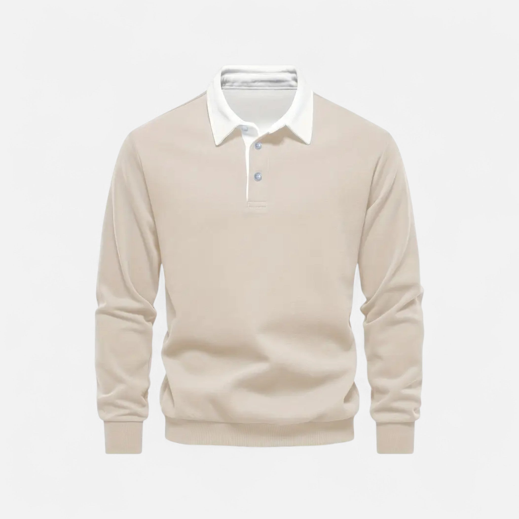 Elvaine | Men’s Long-Sleeve Polo – Refined Outdoor Style