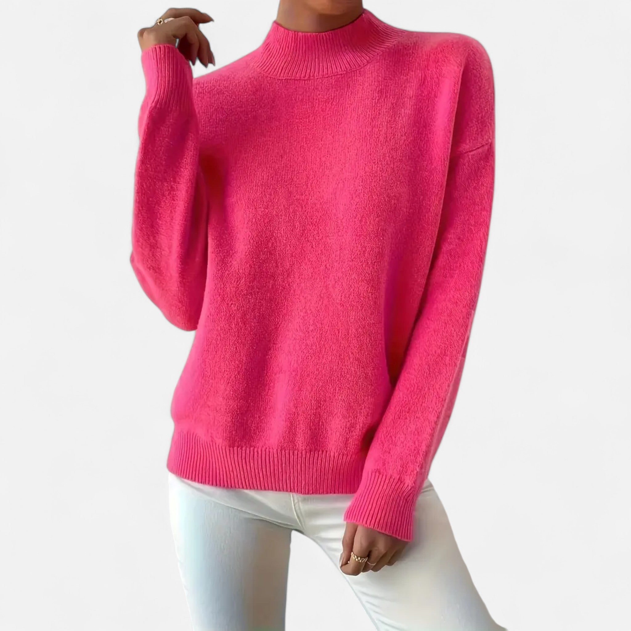 Elvaine | Women’s Round Neck Pullover – Refined All-Season Style
