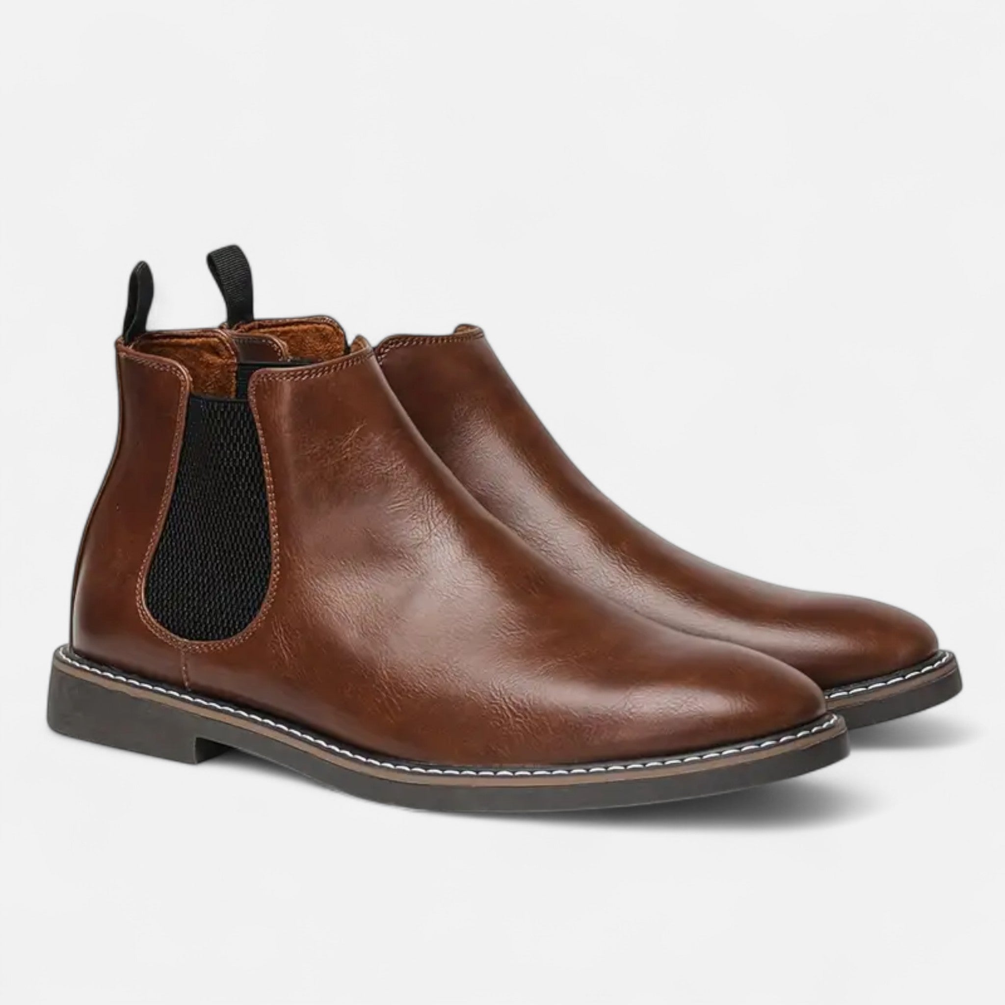 Elvaine | Men’s Vintage Boots – Classic Round-Toe Style
