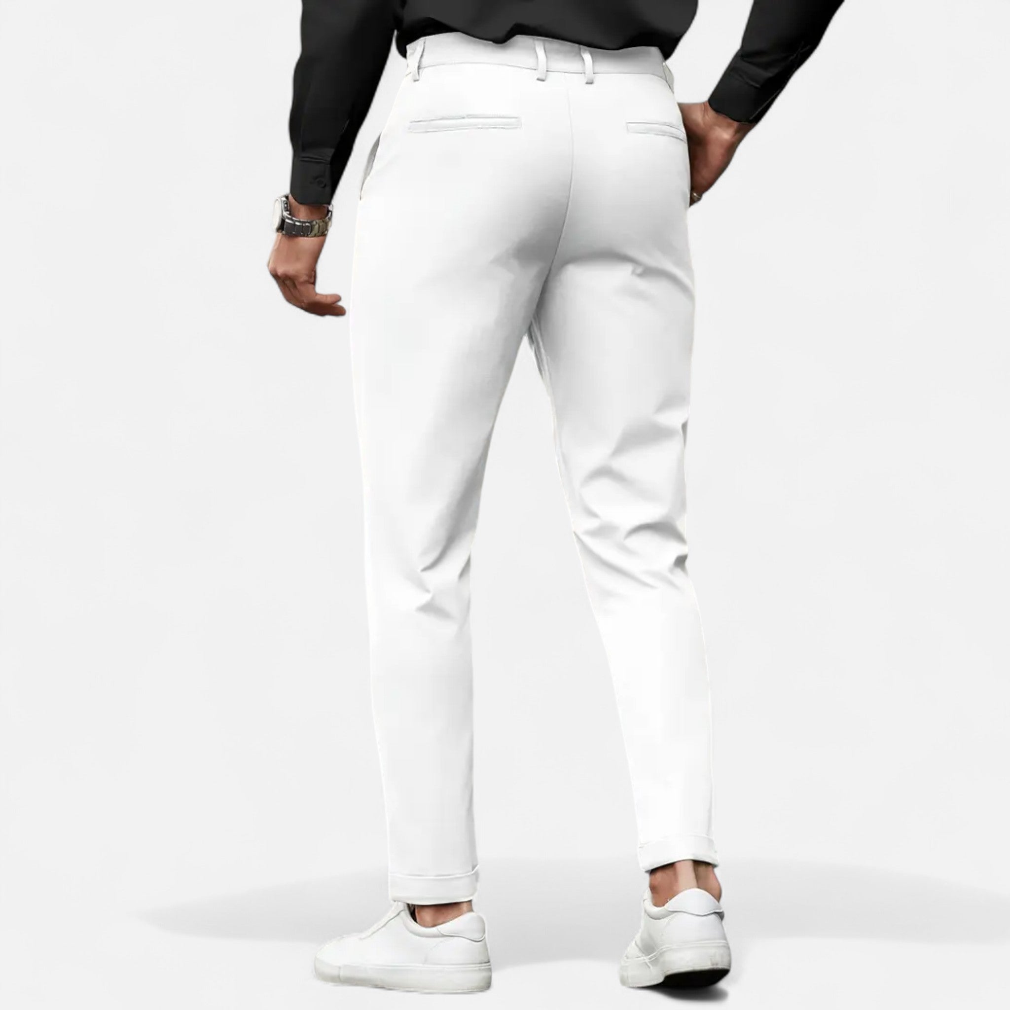 Elvaine | Men’s Slim Trousers – Wrinkle-Resistant Classic