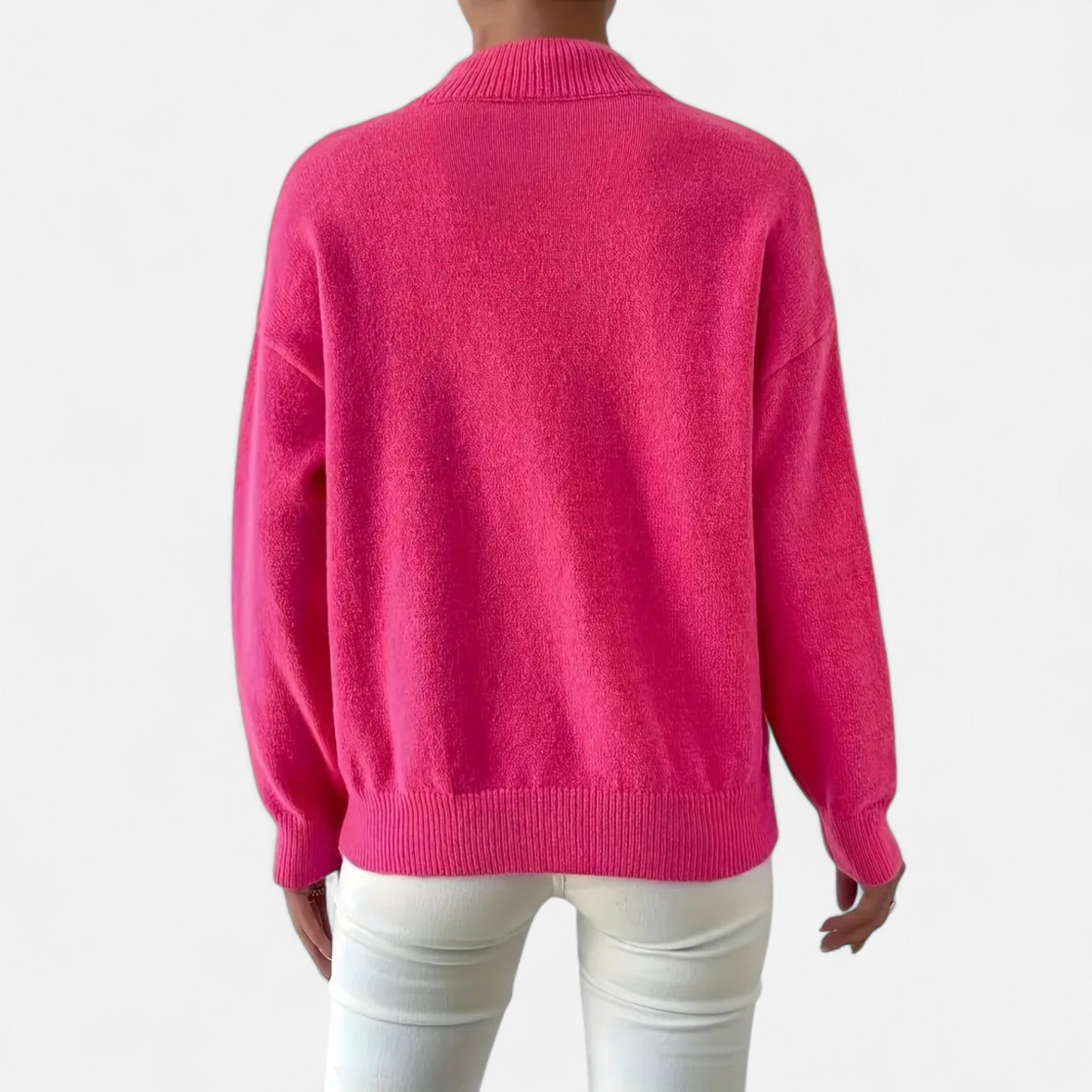 Elvaine | Women’s Round Neck Pullover – Refined All-Season Style