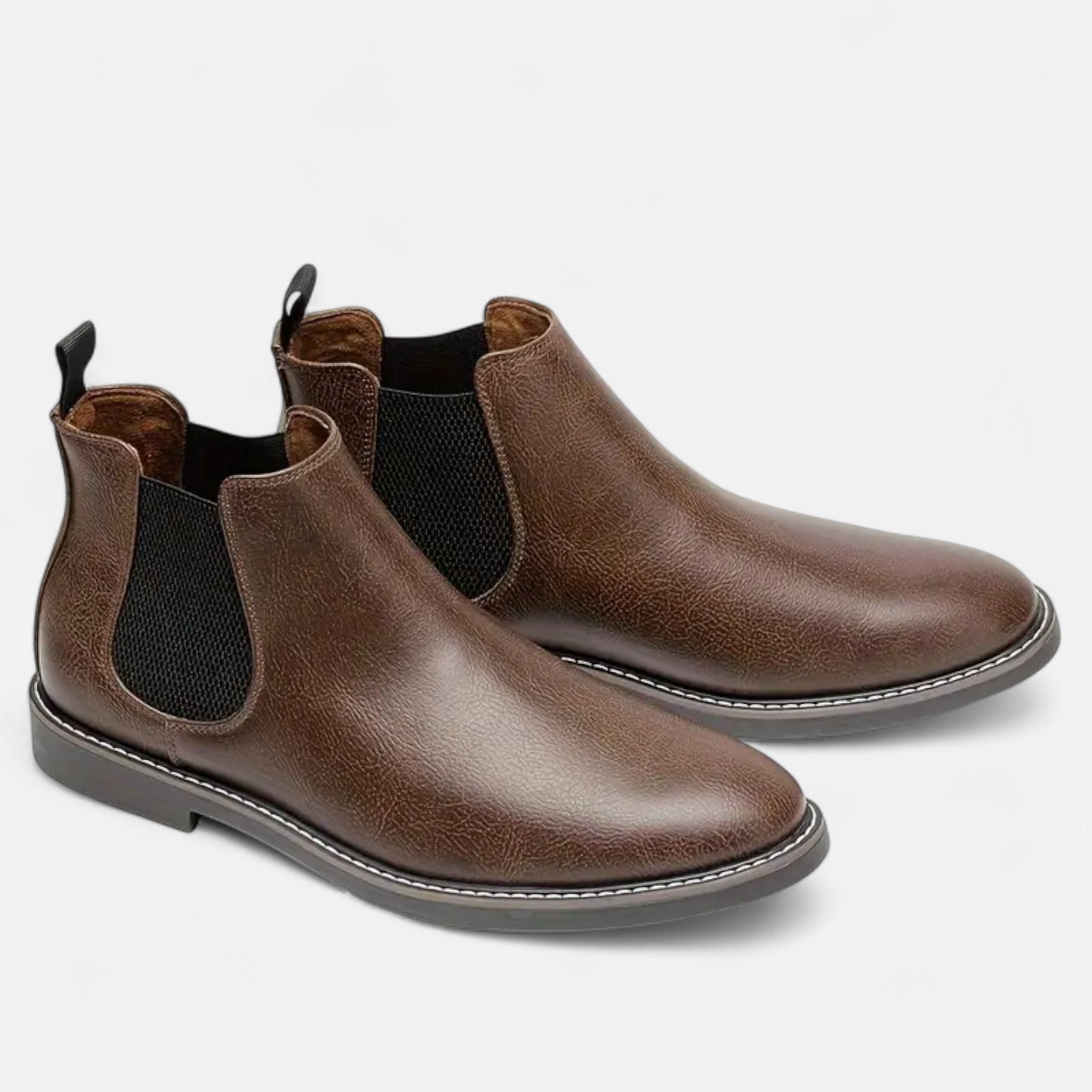 Elvaine | Men’s Vintage Boots – Classic Round-Toe Style