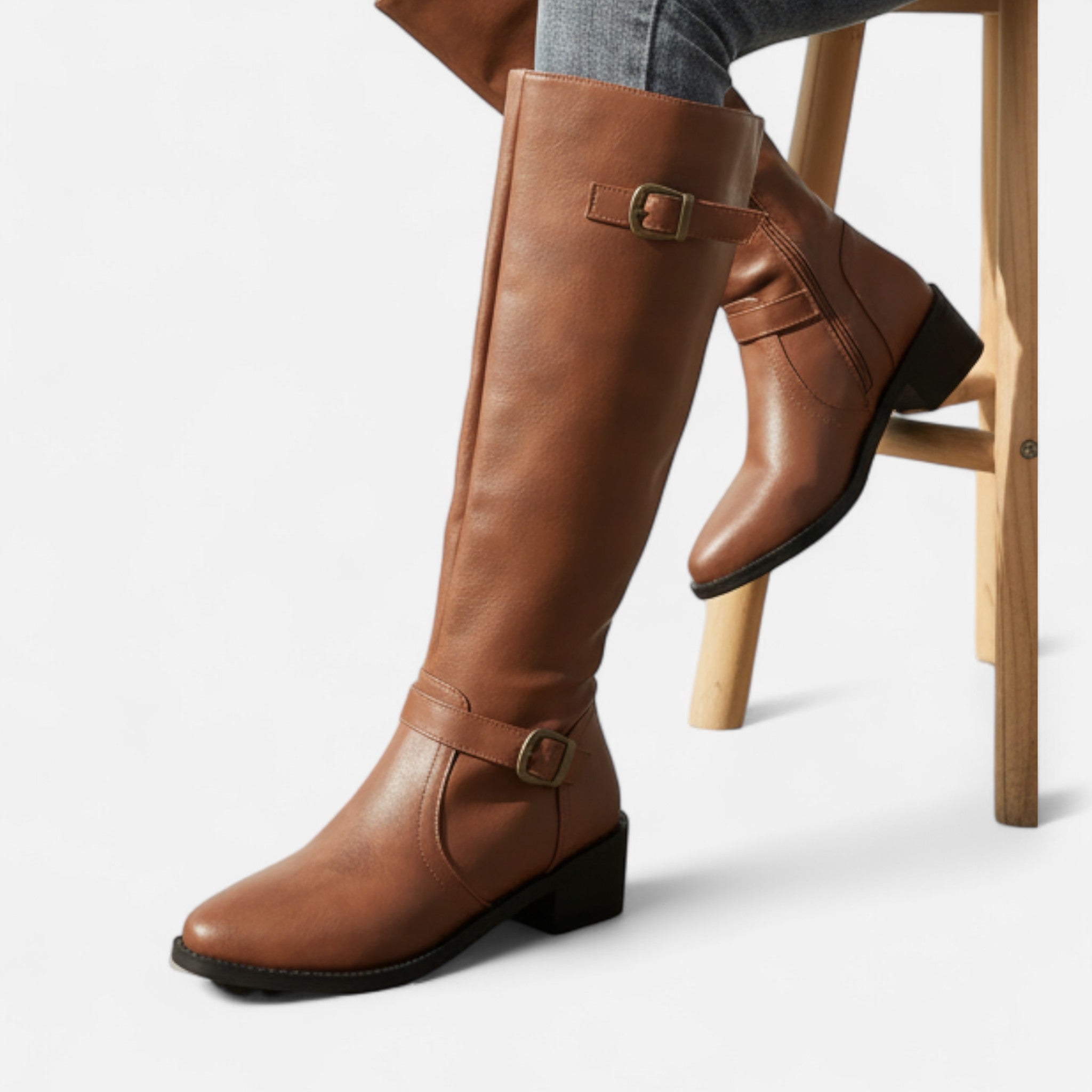Elvaine | Women’s Classic Boots – Timeless Zipper Design
