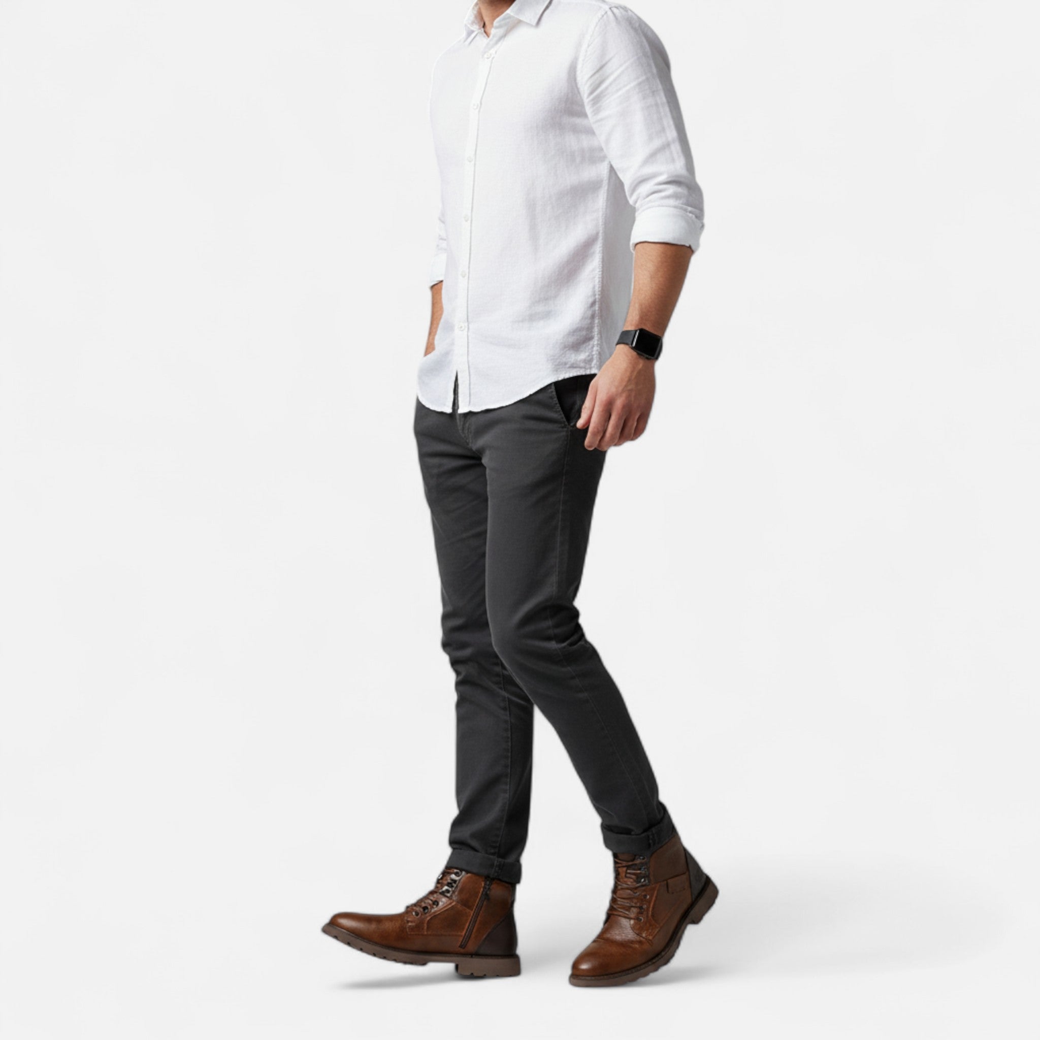 Elvaine | Men’s Lace-Up Boots – Classic Everyday Elegance