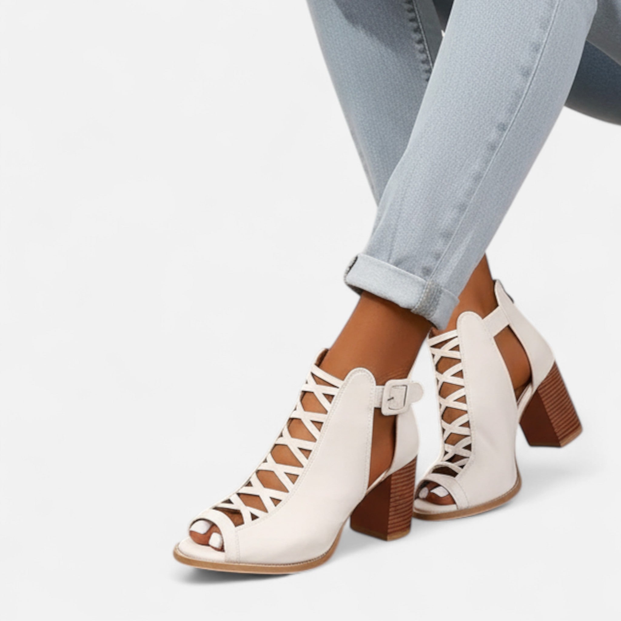 Elvaine | Women’s Chunky Heel Boots – Sophisticated Summer Design