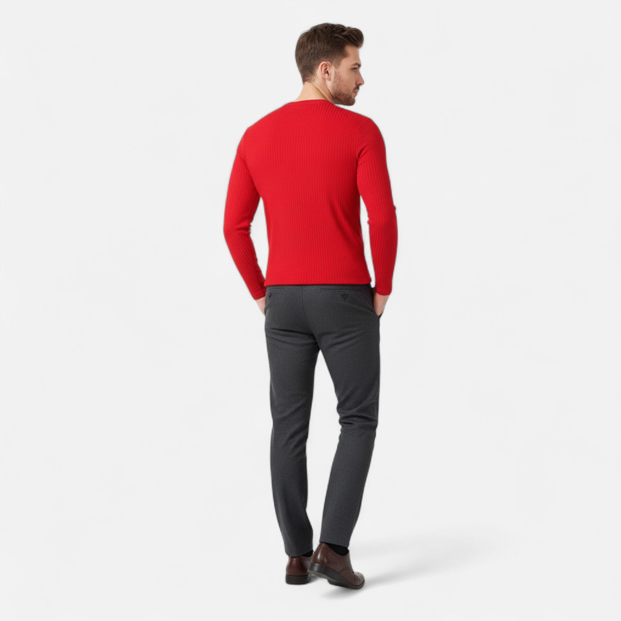 Elvaine | Men’s Ribbed Stretch Top – Heritage Simplicity