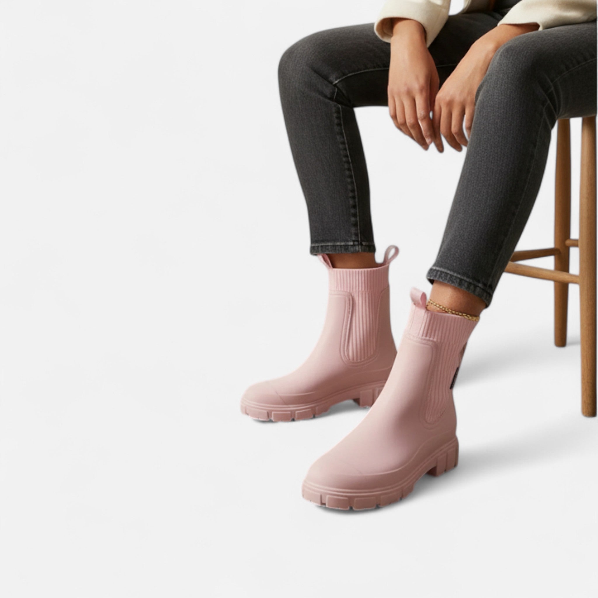 Elvaine | Women’s Outdoor Boots – Durable PVC Sophistication