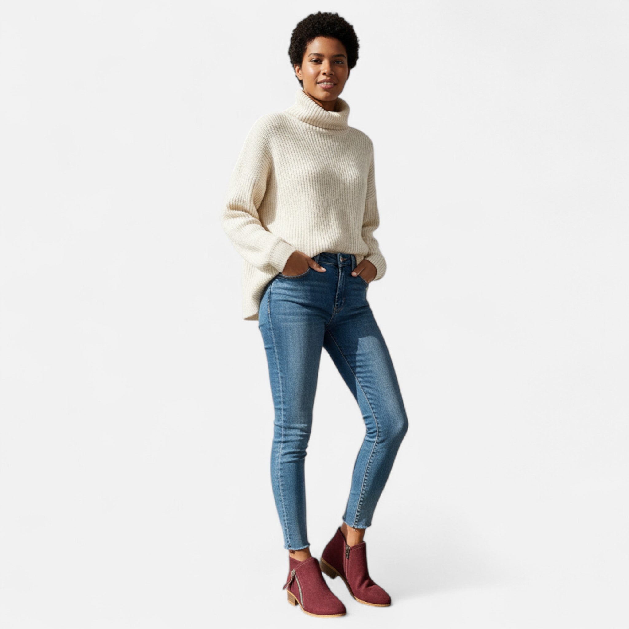 Elvaine | Women’s Ankle Boots – Elegant Pointed-Toe Design