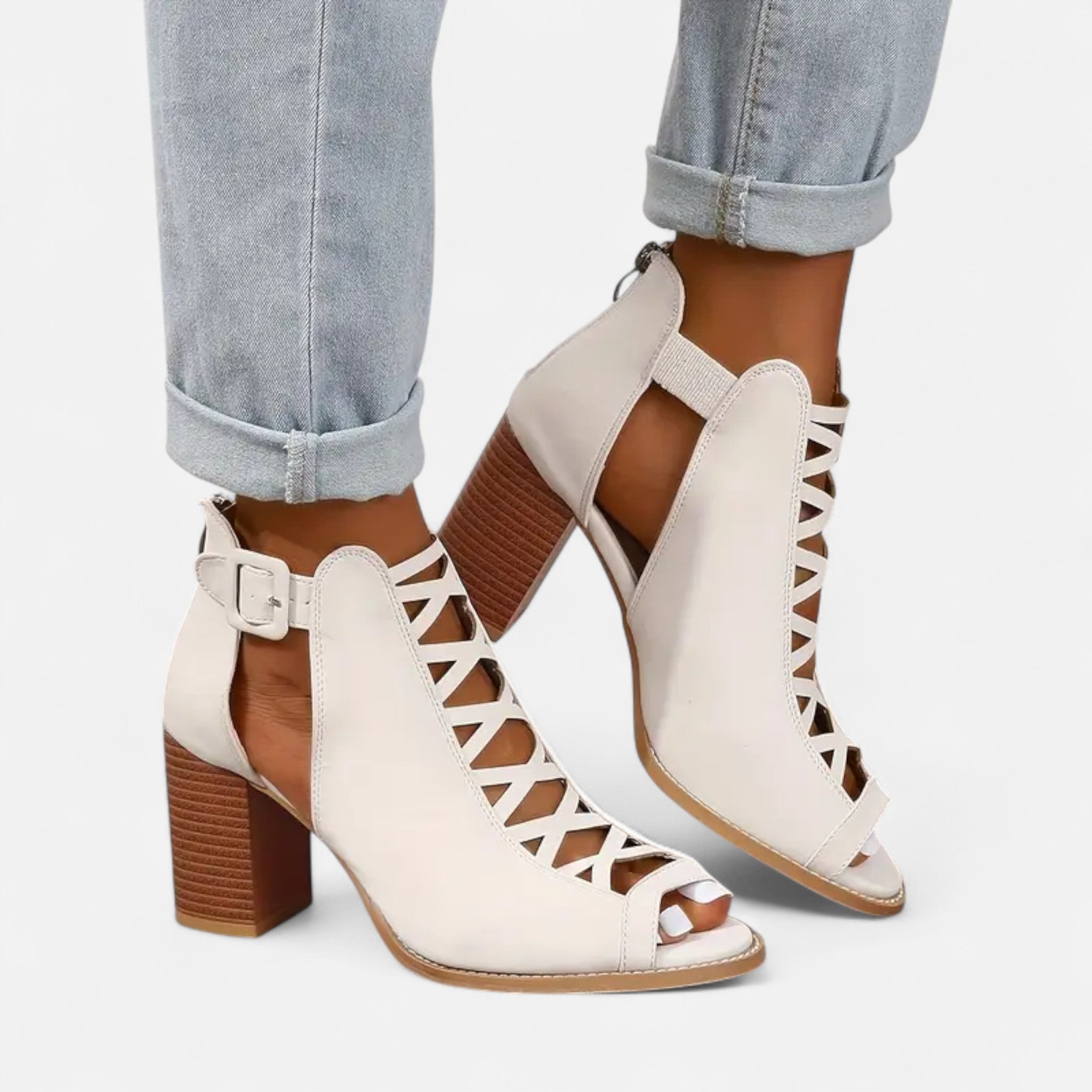 Elvaine | Women’s Chunky Heel Boots – Sophisticated Summer Design