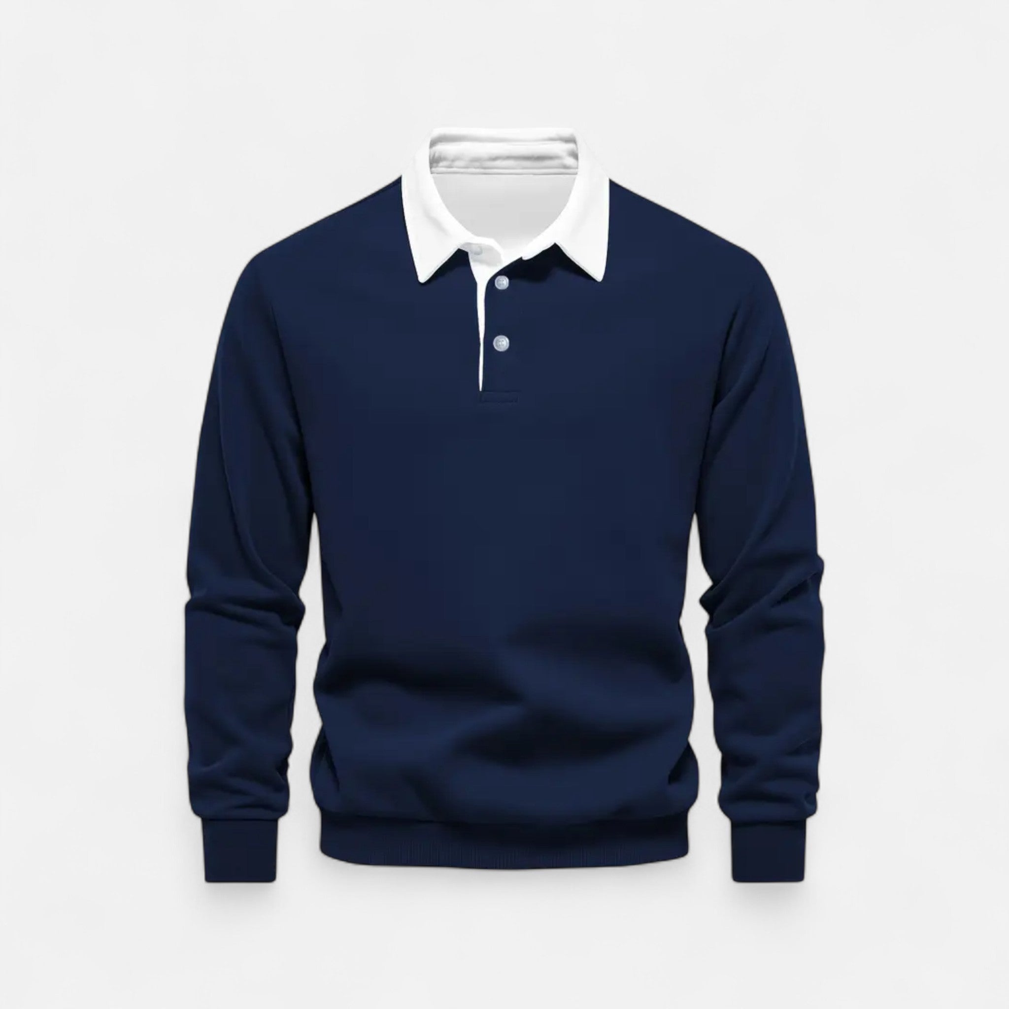Elvaine | Men’s Long-Sleeve Polo – Refined Outdoor Style