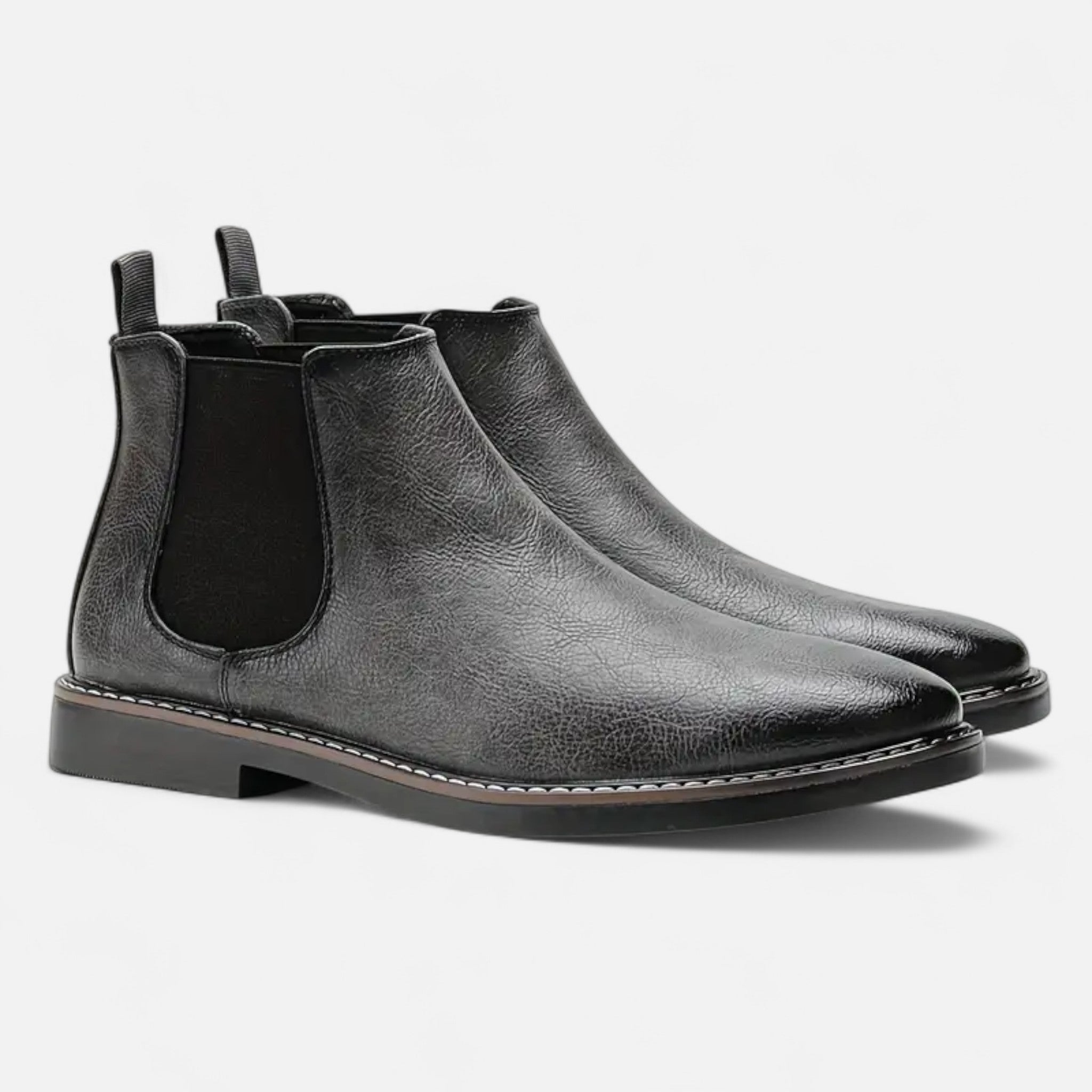 Elvaine | Men’s Vintage Boots – Classic Round-Toe Style