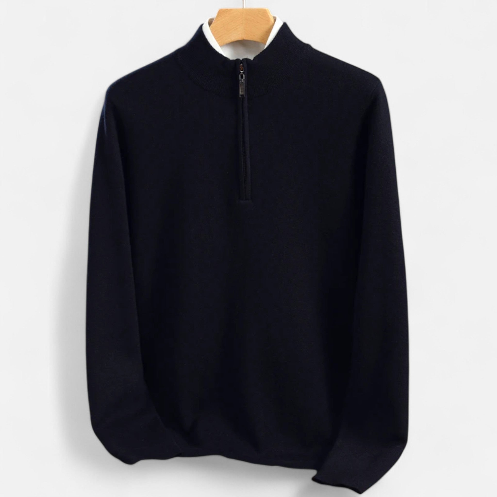 Elvaine | Men’s Merino Pullover – Half-Zip Heritage Style