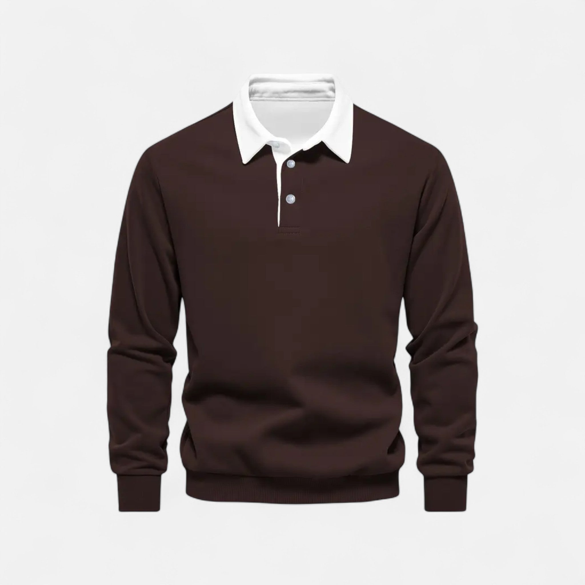 Elvaine | Men’s Long-Sleeve Polo – Refined Outdoor Style