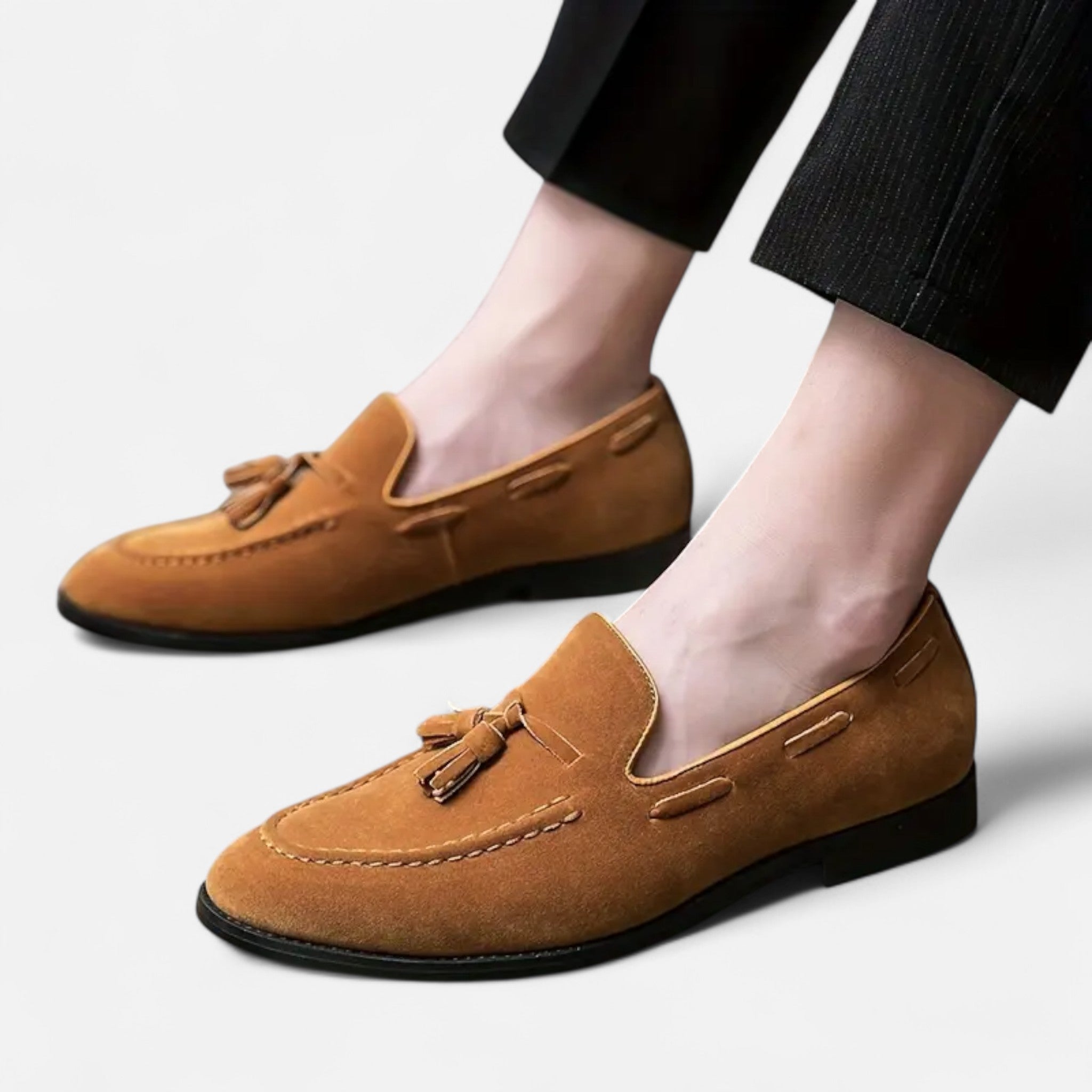 Elvaine | Men’s Tassel Loafers – Classic English Style
