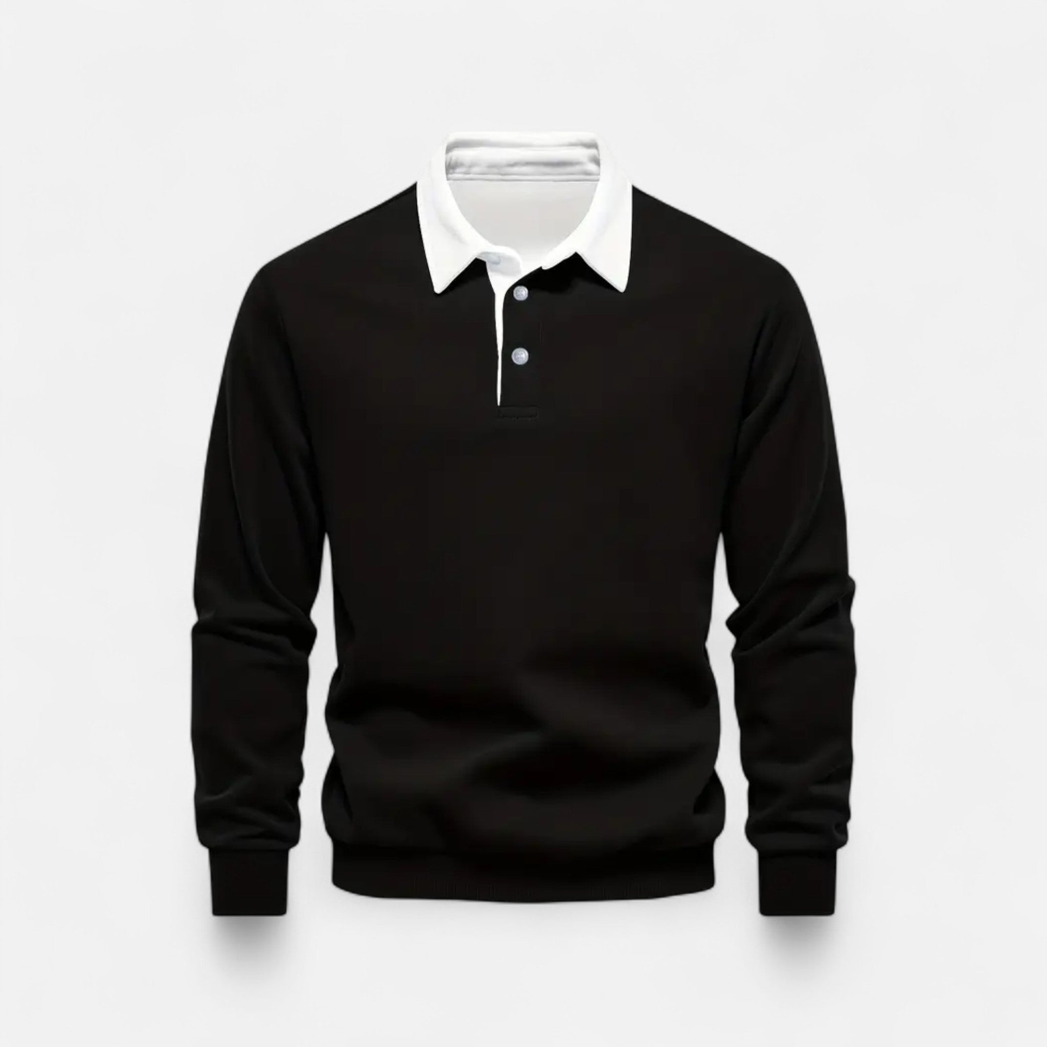 Elvaine | Men’s Long-Sleeve Polo – Refined Outdoor Style